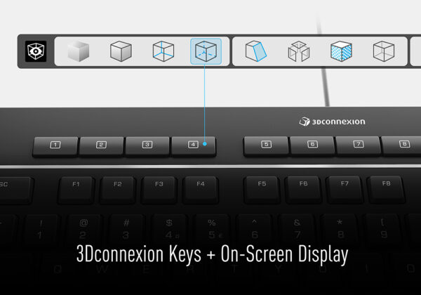 3Dconnexion Keyboard Pro con Numpad - Imagen 2