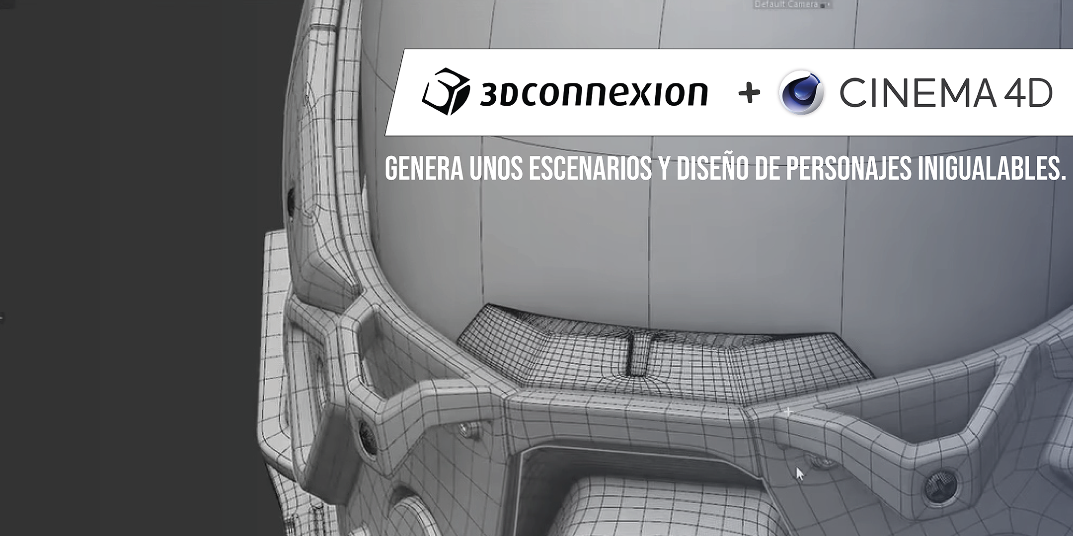 Cinema 4D + 3Dconnexion, diseño de escenarios y personajes