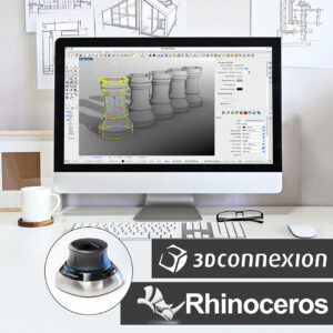 Rhinoceros 8 + 3Dconnexion SpaceMouse Wireless