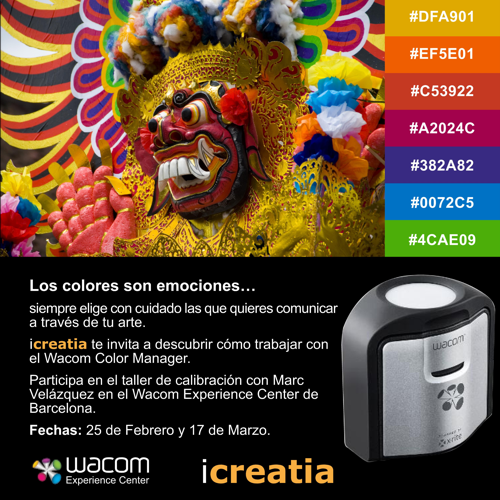 Taller gratuito de calibración con Cintiq de Wacom