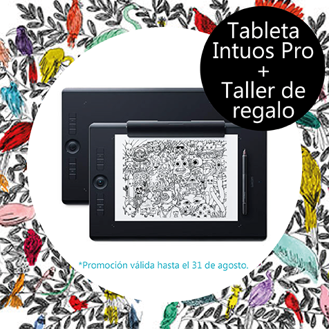Taller de diseño gratis por la compra de Wacom IntuosPro M