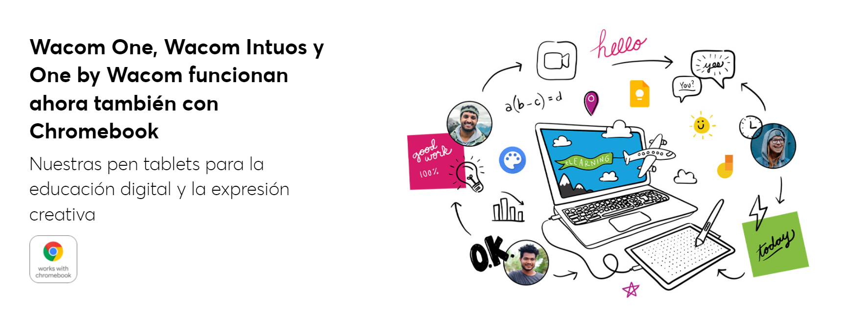 Wacom One con Chromebook
