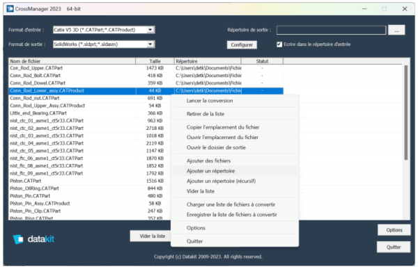 CrossManager - Conversor Write/Export - Imagen 5