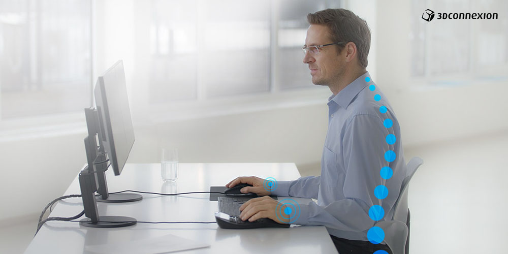 ergonomía y 3d connexion
