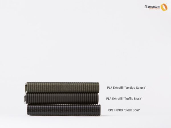 PLA Extrafill "Traffic Black" - 1,75mm & 750gr. - Imagen 2