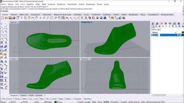 Curso online de Diseño de calzado con Rhino 3D - Imagen 3