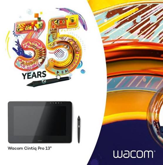 Wacom cumple 35 años innovando creatividad