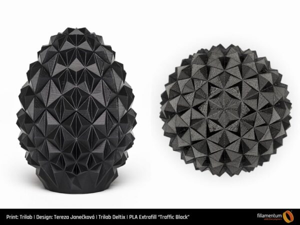 PLA Extrafill "Traffic Black" - 1,75mm & 750gr. - Imagen 6