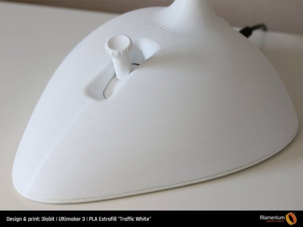 PLA Extrafill "Traffic White" - 1,75mm & 750gr. - Imagen 2