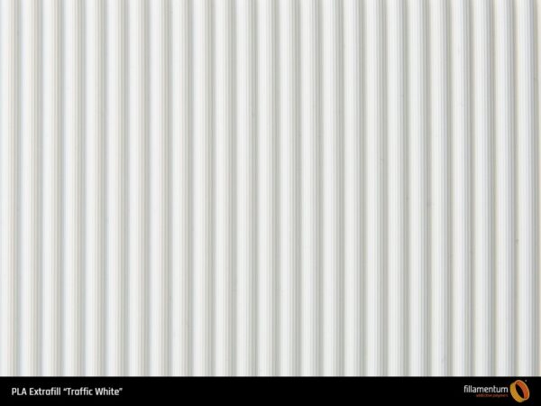 PLA Extrafill "Traffic White" - 1,75mm & 750gr. - Imagen 4