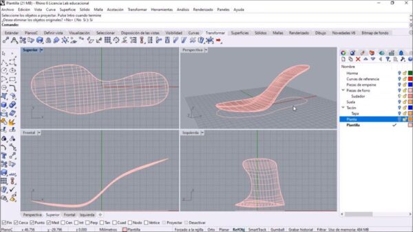 Curso online de Diseño de calzado con Rhino 3D + Tutoría - Imagen 5