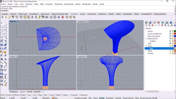 Curso online de Diseño de calzado con Rhino 3D + Tutoría - Imagen 6