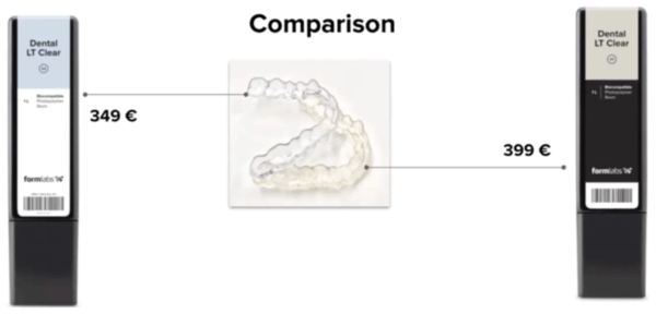 Resina FormLabs Dental LT Clear para Form 3 - Imagen 2