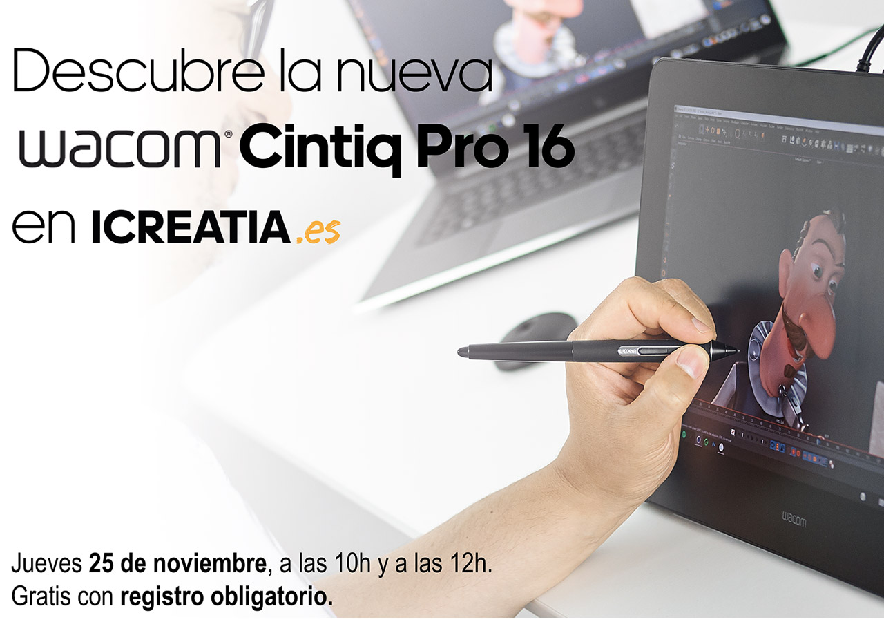Lanzamiento de la Nueva Wacom Cintiq Pro 16