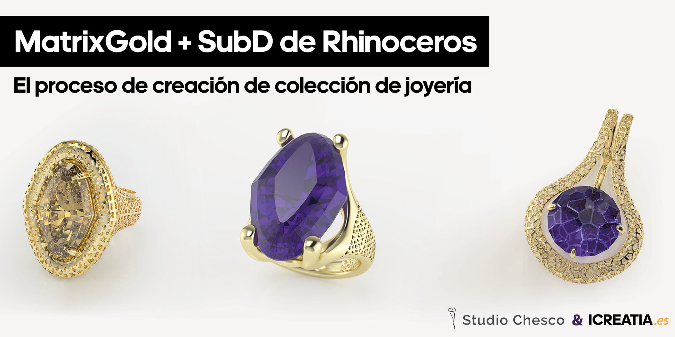 Presentación de la colección de joyas ‘Barcelona’ con MatrixGold y Rhinoceros
