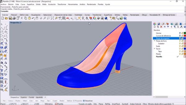 Curso online de Diseño de calzado con Rhino 3D + Tutoría - Imagen 7