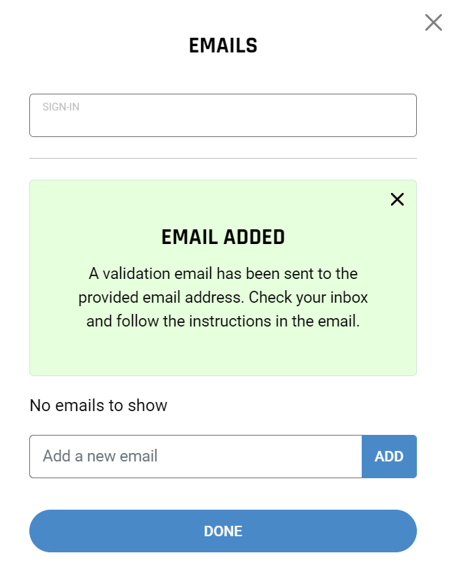 cambiar email en mymaxon