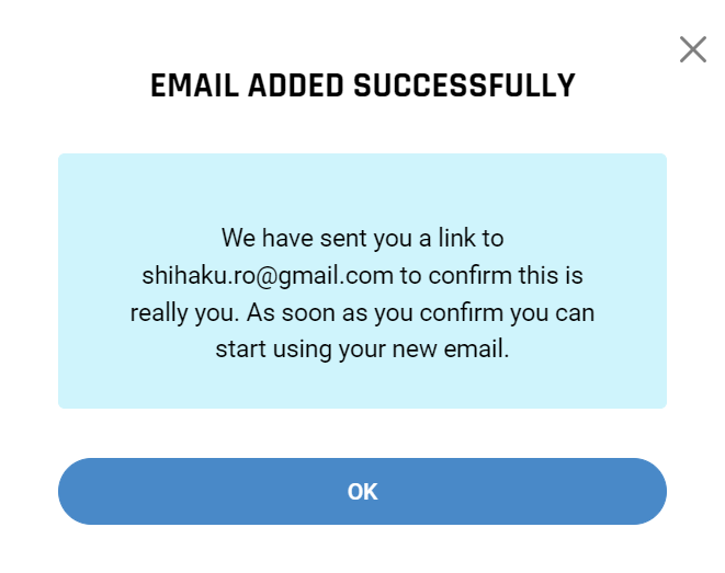 cambiar email en maxon