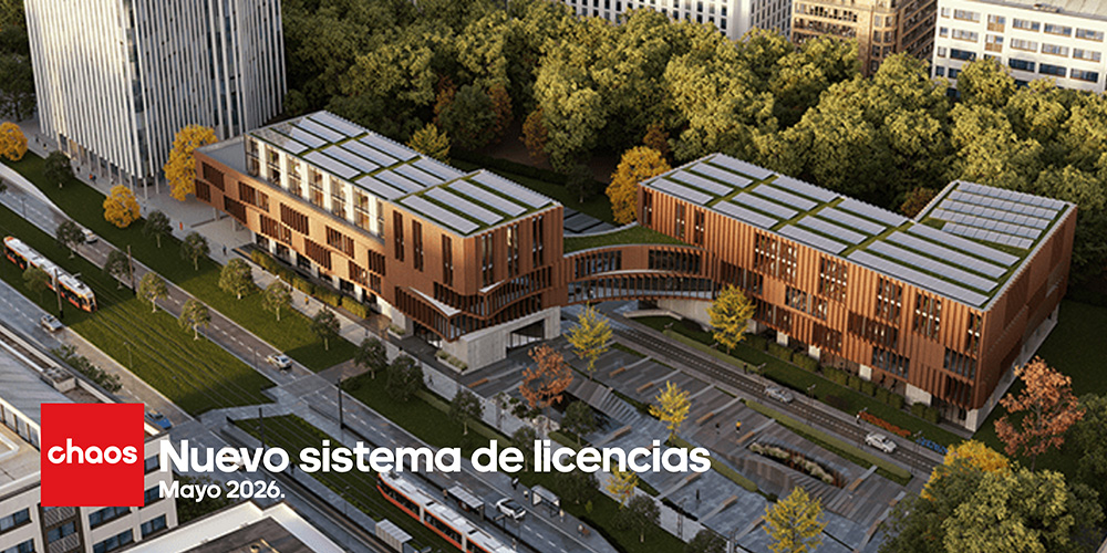 Nuevo sistema de licencias de Chaos: V-Ray, Enscape, Corona...